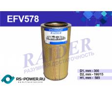 Фильтр воздушный с дном 8421-1109080-01МАЗ ЕВРО (дв. 7511, ЯМЗ-6561) (Raider EFV578)