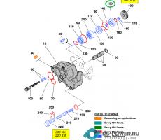 Пластина держателя подшипника 86344116 HC109 Montabert